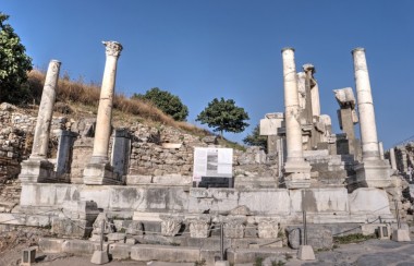 Hydreion and Memmius Monument in Ephesus