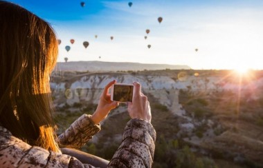 Hot Air Balloon Flight Over The Fairy Chimneys In Cappadocia